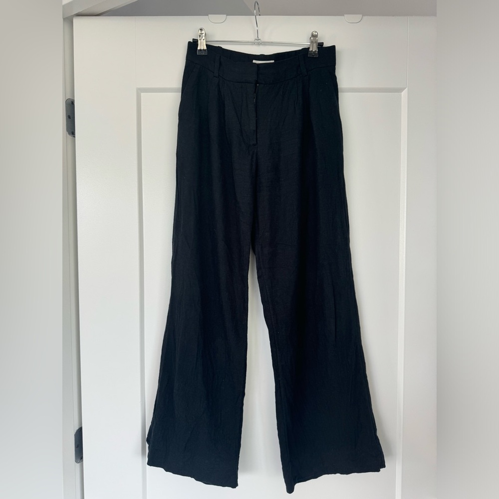 Abercrombie Sloane Linen Blend Trousers